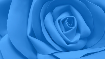 Fototapeta na wymiar blue flower background of artificial foamiran rose