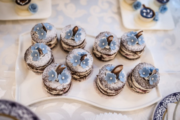 Wedding reception party candy bar
