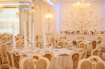 Wedding reception decoration restaurant,