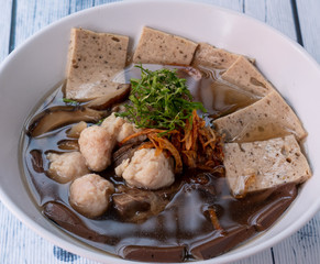 Vietnamese Mixed Sausage Meat Soup 