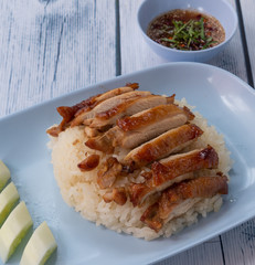 Grilled Chicken with Rice Set 