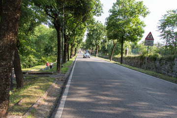 The annual rally of vintage cars Mille Miglia in Brescia, Lombardy, Italy.