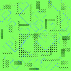 Cross Stitch Vector Background Seamless