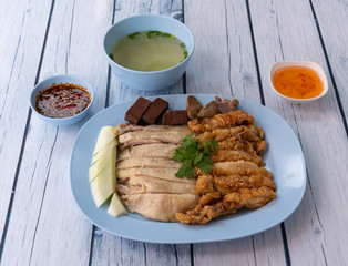 Thai Style Mixed Chicken Platter 