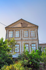 Fototapeta na wymiar Akcaabat, Trabzon, Turkey, 26 June 2008: Historical Buildings