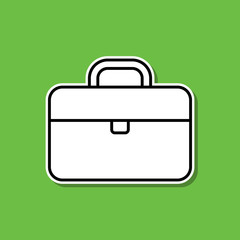 Work experience sticker icon. Simple thin line, outline vector of cv icons for ui and ux, website or mobile application