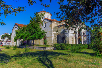 Trabzon, Turkey, 26 June 2008: Hagia Sophia Church. It was built in 1263 during the reign of Manuel...