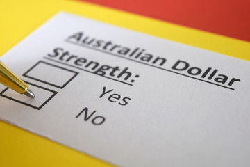 One person is answering question about strength of Australian Dollar.