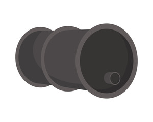 oil barrels tanks isolated icons