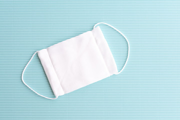 布マスク　ガーゼマスク　１枚　背景リップルボード（101-1）