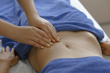 woman having a massage