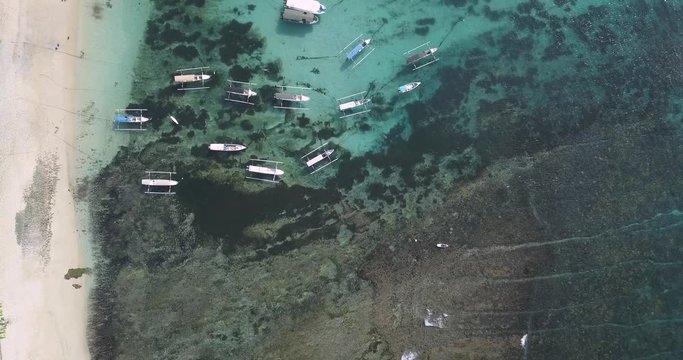 Aerial view of Lembongan island, Bali, Indonesia