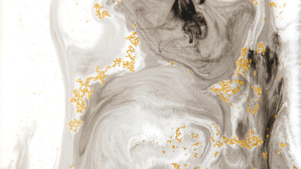 Gold paint patterned background