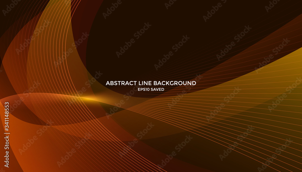 Sticker wavy line background, abstract line pattern