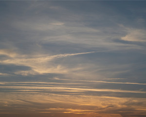 clouds at sunset 4x5