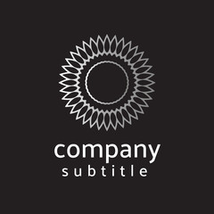 Fototapeta premium ornament logo gold and silver