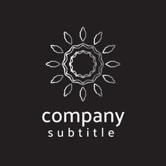 ornament logo gold and silver