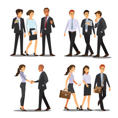Business People teamwork ,Vector illustration cartoon character.