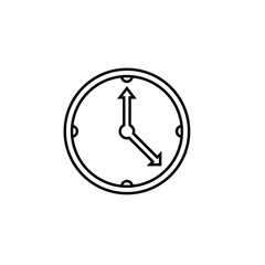 Clock Icon Vector Design Template
