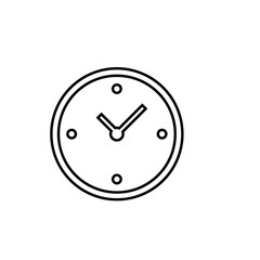 Clock Icon Vector Design Template