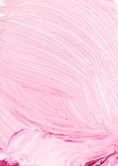 Pink oil paint strokes textured background