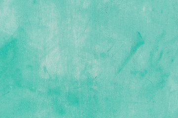 Brushed green concrete wall