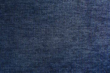 Blue woven fabric background