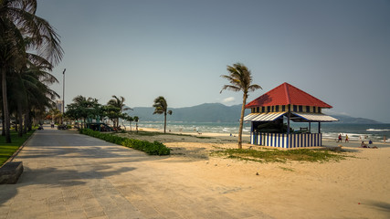 tropical beach in vietnam