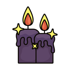 candles with stars magic sorcery