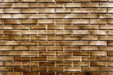 Gold vintage brick wall