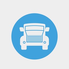 truck icon vector illustration and symbol for website and graphic design