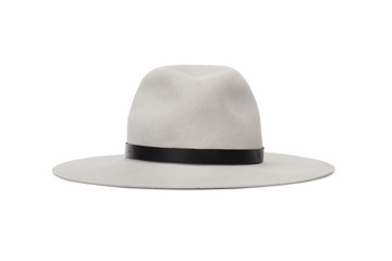 Grey classic hat, front view