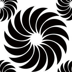 seamless Japanese pattern showing the lions swirling hair