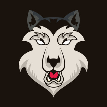 wild wolf spirit creative design