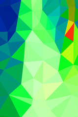 Fototapeta premium Vivid light Green vector Low poly crystal background. design pattern illustration