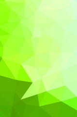 Vivid light Green vector Low poly crystal background. design pattern illustration