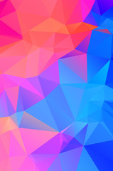 Obraz premium Purple vivid polygonal abstract background
