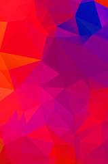 Fototapeta premium Abstract red geometric background for design
