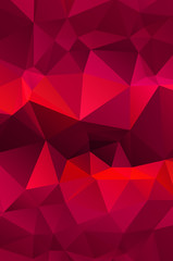 Fototapeta premium Abstract red geometric background for design