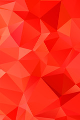 Abstract red geometric background for design