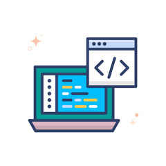 coding  Vector Icon