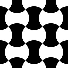 Monochrome seamless Japanese pattern showing the connection of weights