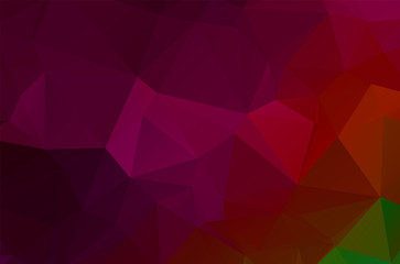 Fototapeta premium Pink Polygonal Mosaic Background, Creative Design