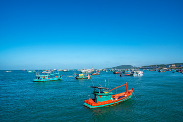 An Thoi harbor at Phu Quoc island, Kien Giang, Vietnam.
