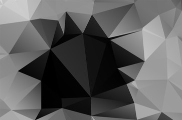Dark low poly template Glitter abstract illustration with an elegant design esign