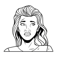 young woman female avatar character