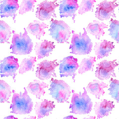 watercolor pink and violet background, paint stain