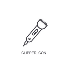 Hair clipper icon vector