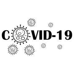 Stop Covid-19 Sign & Symbol.vector Illustration concept coronavirus COVID-19.stop coronavirus banner layout design.