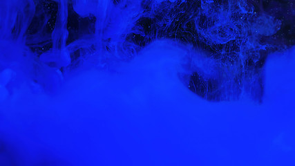 Macro photo shoot of colorful Ink in water. Power magic multi color Underwater Paint Drops...